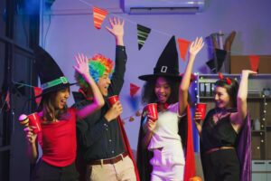 domowa impreza przebierana