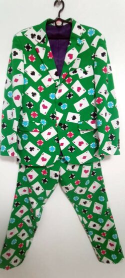 Strój Garnitur w karty